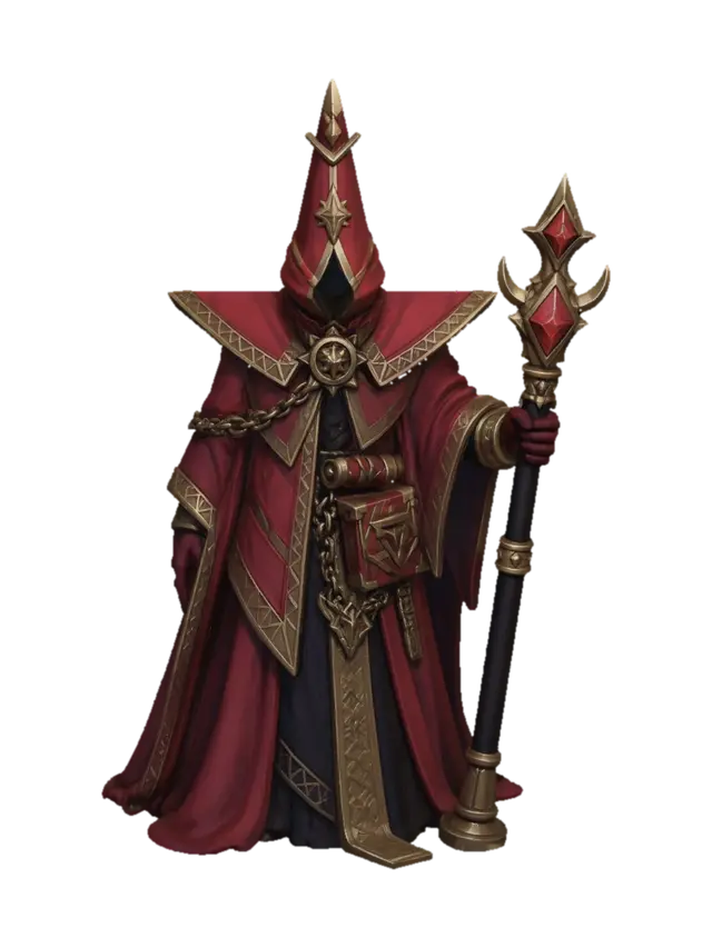 3D model for Crimson Archmage