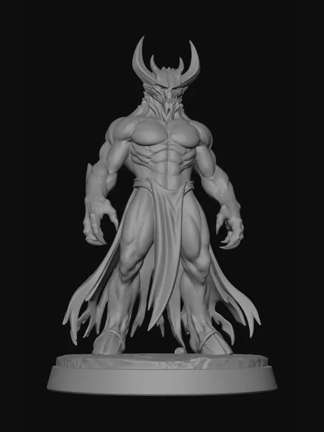 3D model for Obsidian Warlord