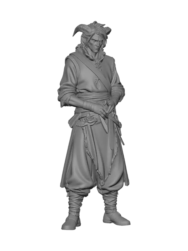 3D model for The Horned Wanderer