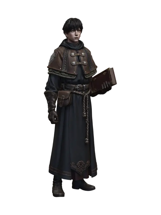 3D model for Bookbound Apprentice