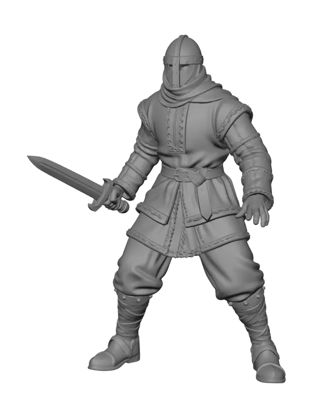 3D model for Ironbound Warrior