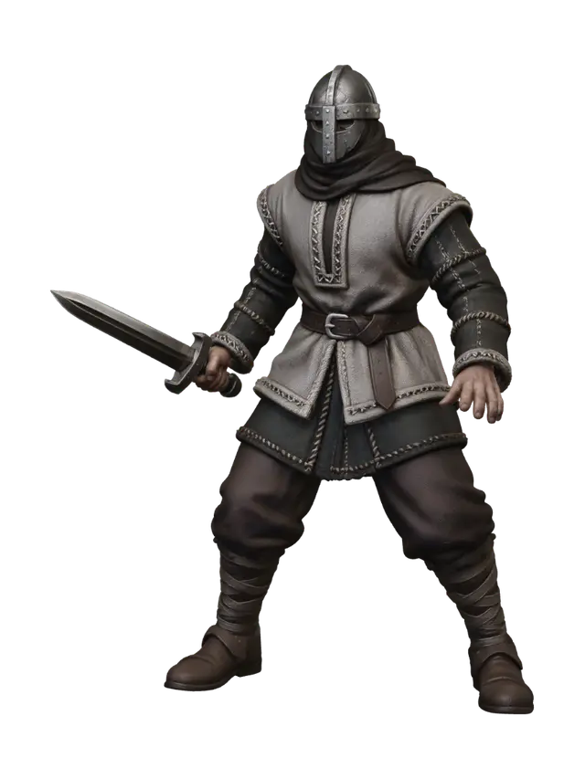 3D model for Ironbound Warrior
