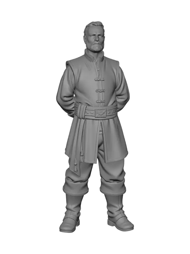 3D model for Blue Vestment Knight