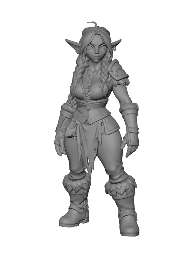 3D model for Emerald Huntress