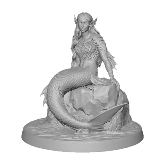 3D model for Dark Mermaid