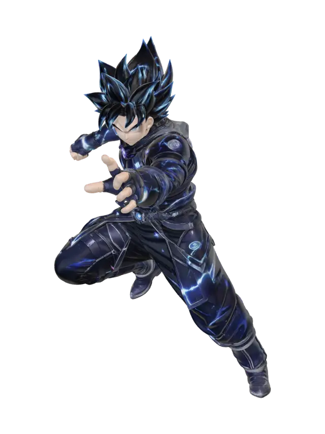 Azure Tempest 3D model, vytvořený pomocí AI