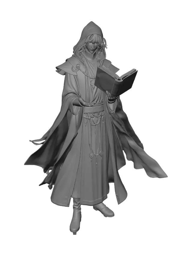 3D model for Midnight Grimoire