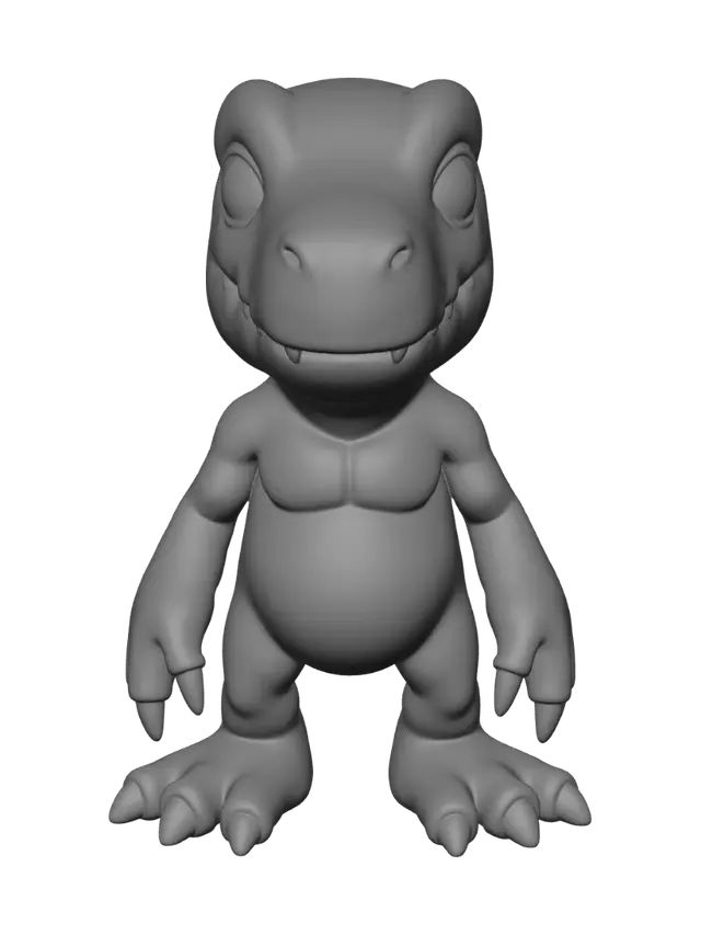 3D model for Goldie the Dino