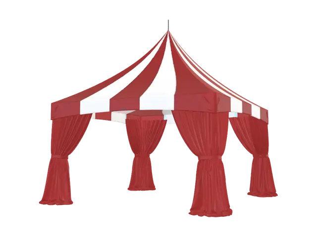 3D model for Big Top Circus Tent