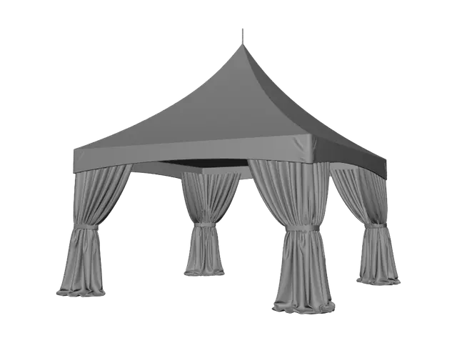 3D model for Big Top Circus Tent