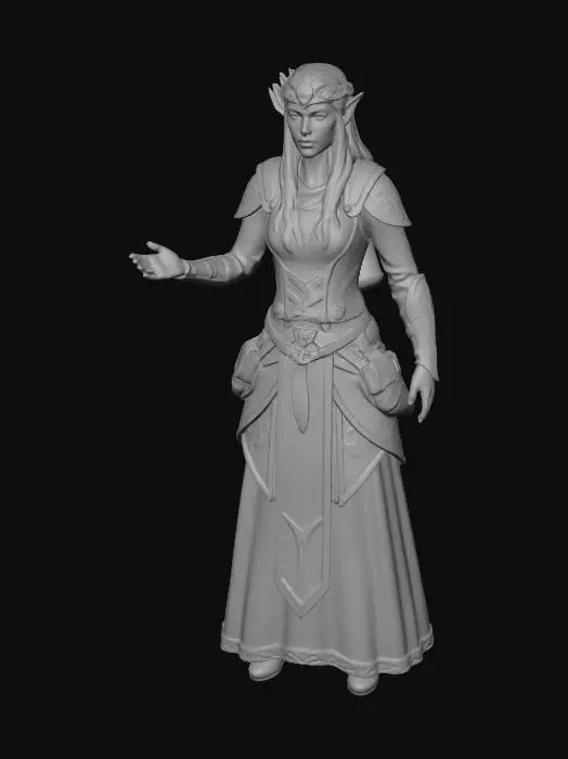 3D model for Whisperwood Huntress