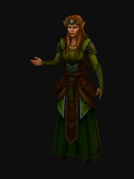 3D model for Whisperwood Huntress