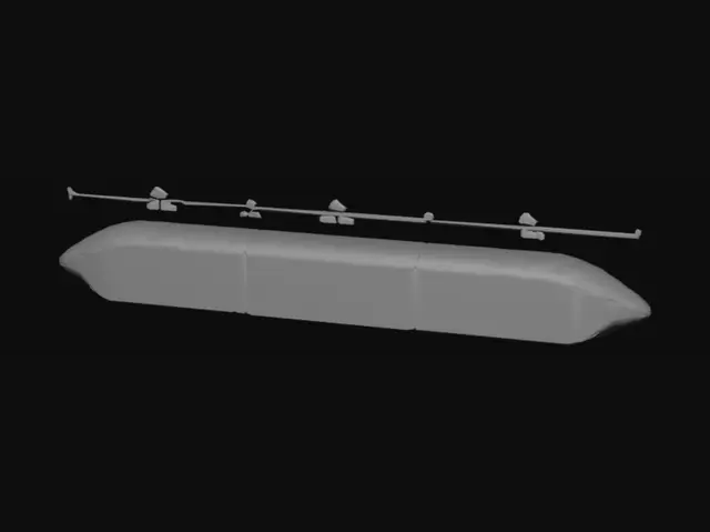 3D model for AeroRail Concept Train