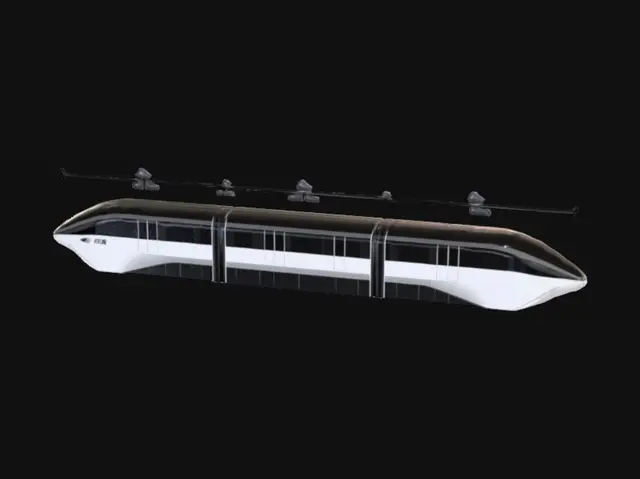 3D model for AeroRail Concept Train