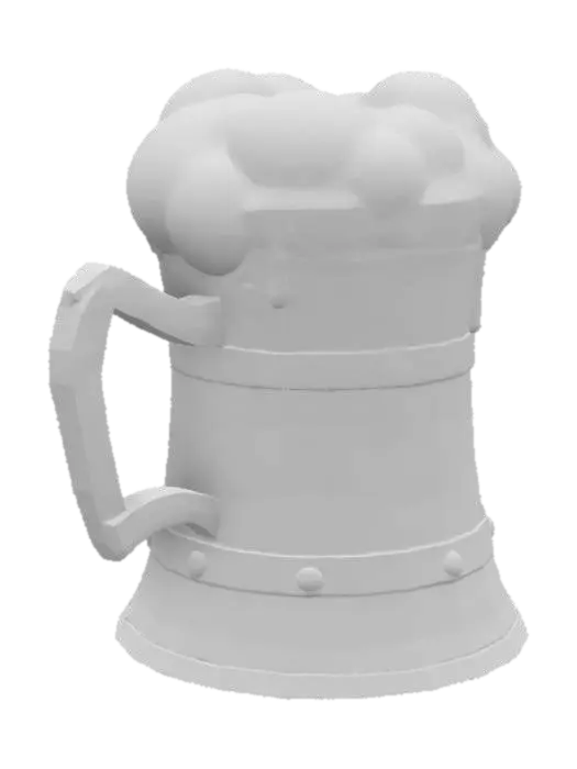 3D model for Beer Barrel Mug