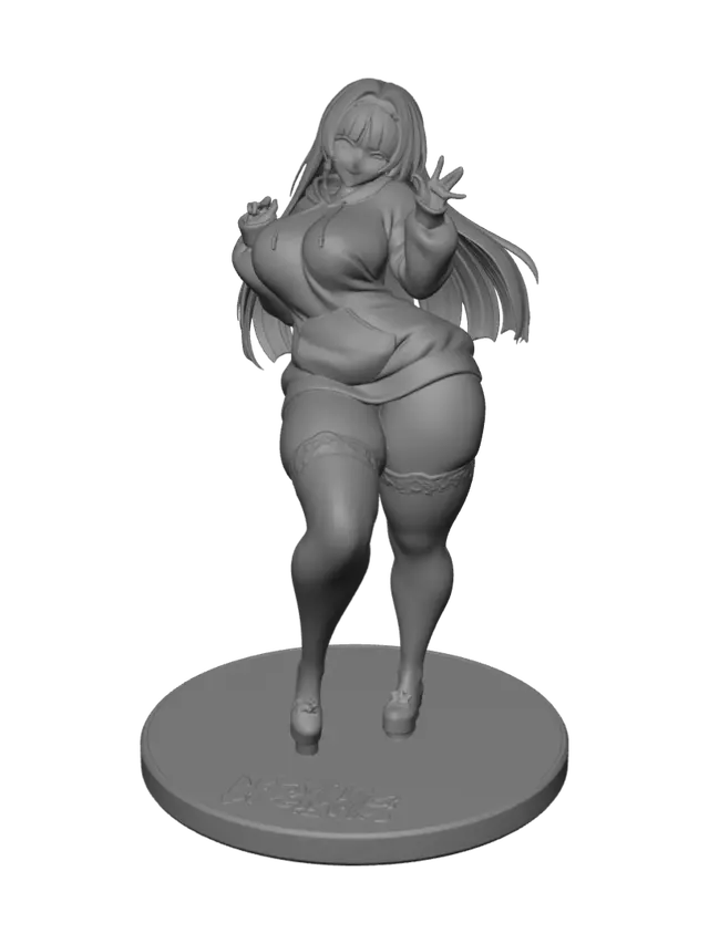 3D model for Pink Hoodie Princess