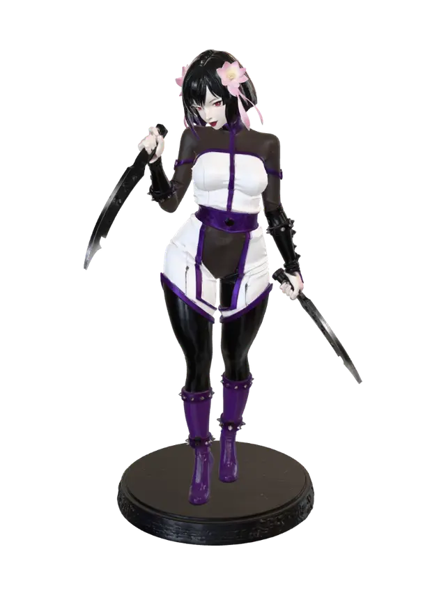 3D model for Crimson Lotus Warrior