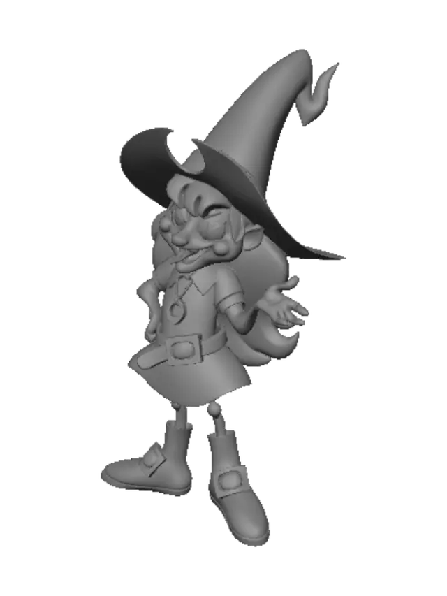 3D model for Blue Hat Witch