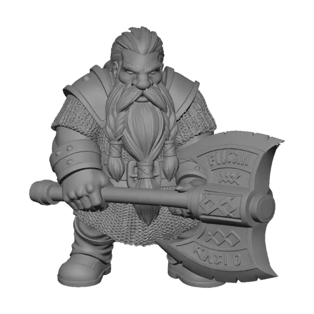 3D model for Redbeard the Axeman