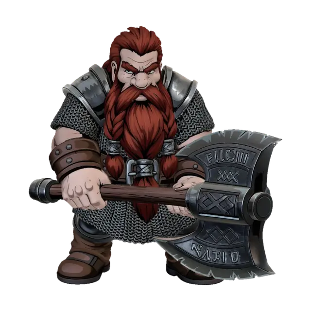 3D model for Redbeard the Axeman
