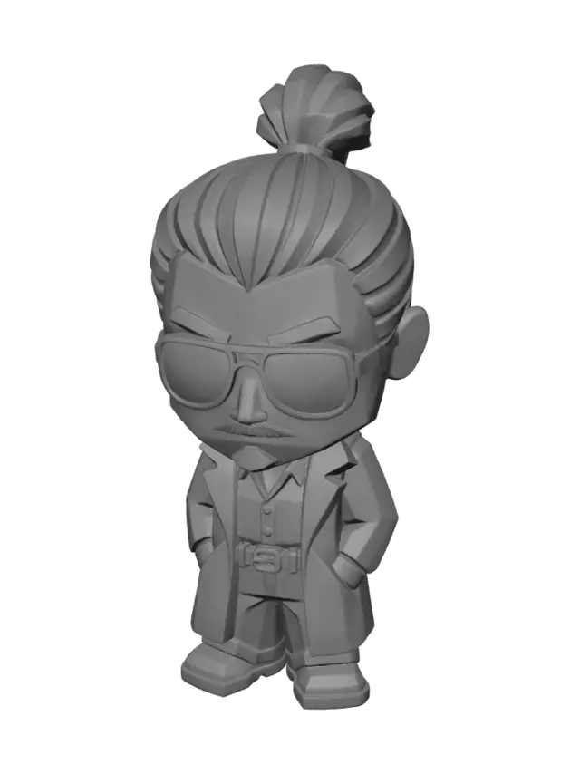 3D model for Carved Noir Gentleman