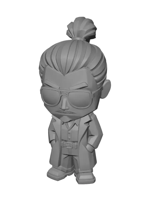 3D model for Carved Noir Gentleman