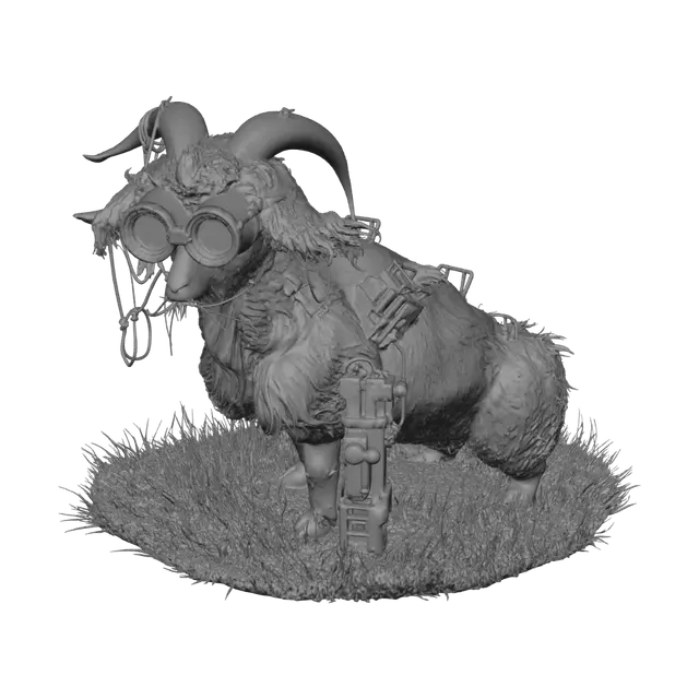 3D model for Clockwork Goat