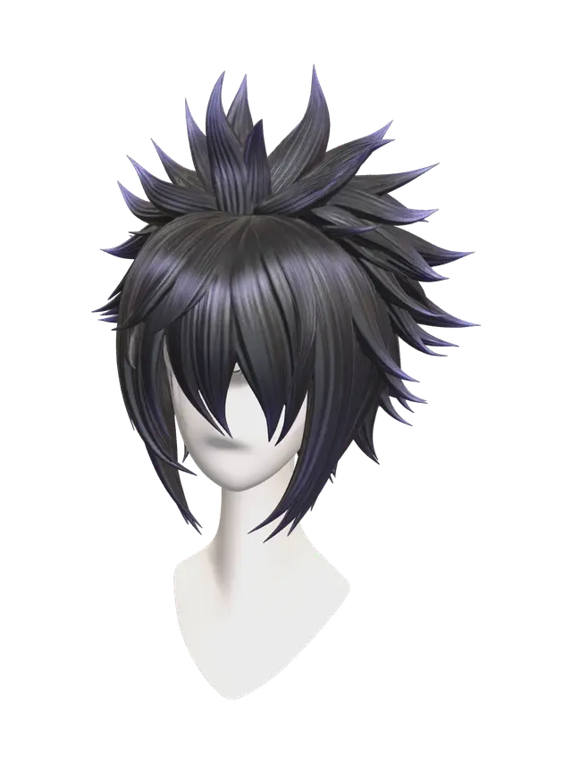 3D model for Realistic Anime Boy Hair