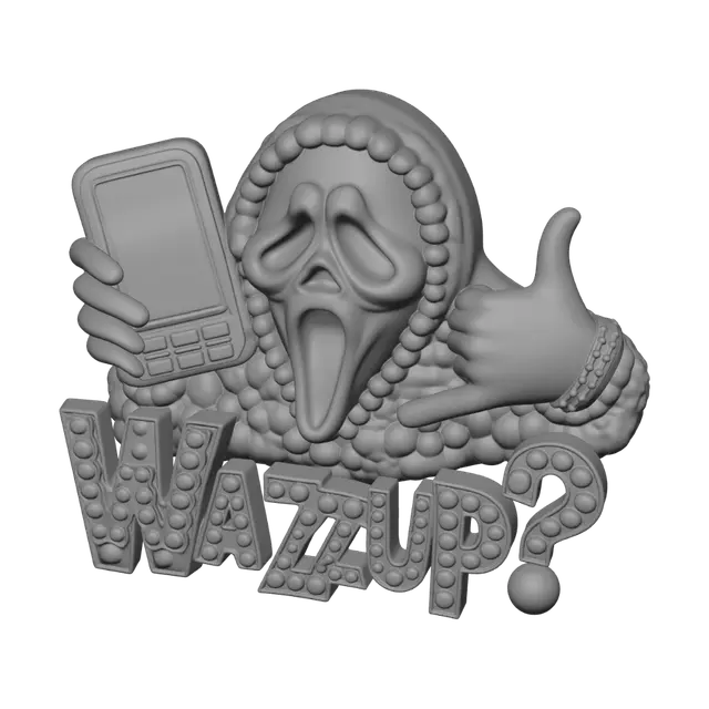 3D model for WAZZUP? Bling Ghostface
