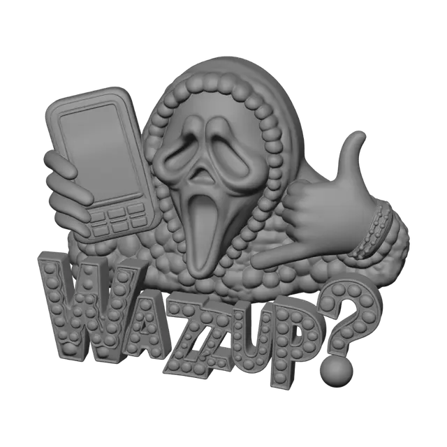 3D model for WAZZUP? Bling Ghostface