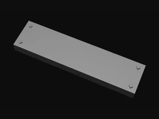 3D model for Weathered Wood Planks with Moss