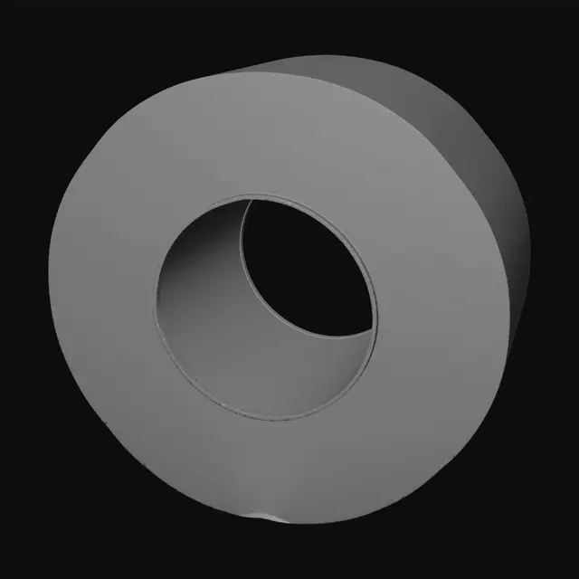 3D model for Grey duct tape roll