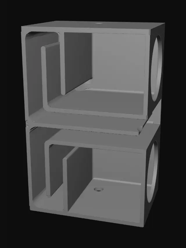 3D model for DIY Subwoofer Cabinets