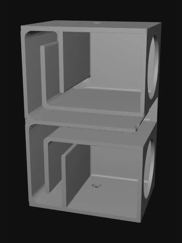 3D model for DIY Subwoofer Cabinets