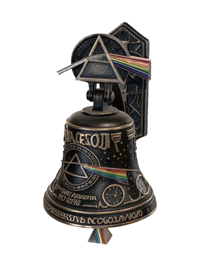 Pink Floyd Bell The Dark Side of the Moon 53rd Anniversary - Album 3D model, vytvořený pomocí AI