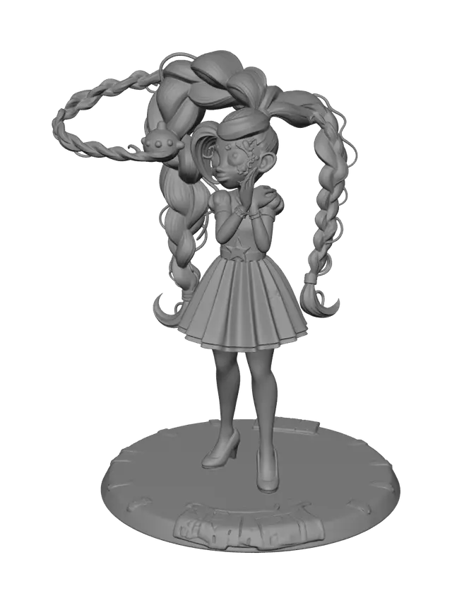 3D model for Stylized Lily Love Braids Poppy Playtime