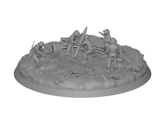 3D model for Hilltop Artillery Position