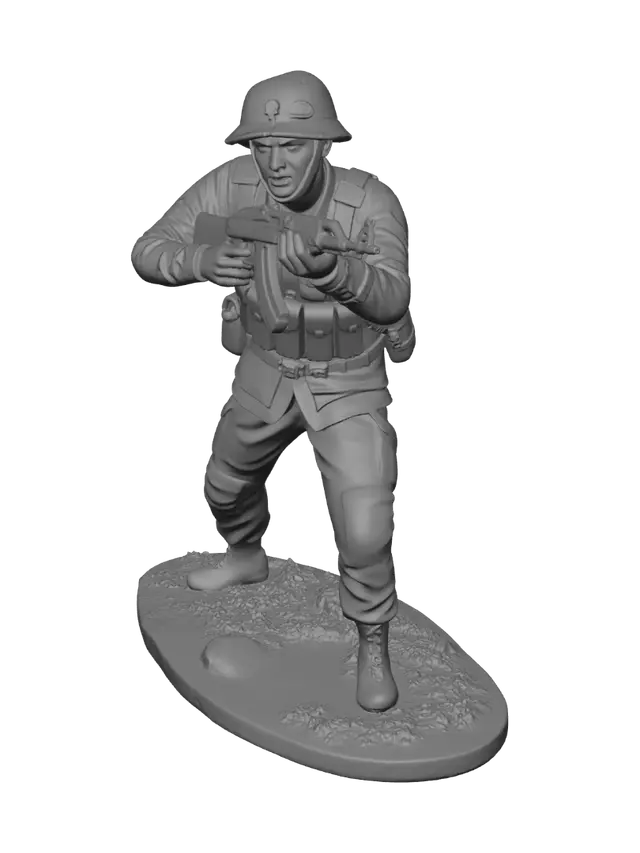 3D model for Camouflage Rifleman