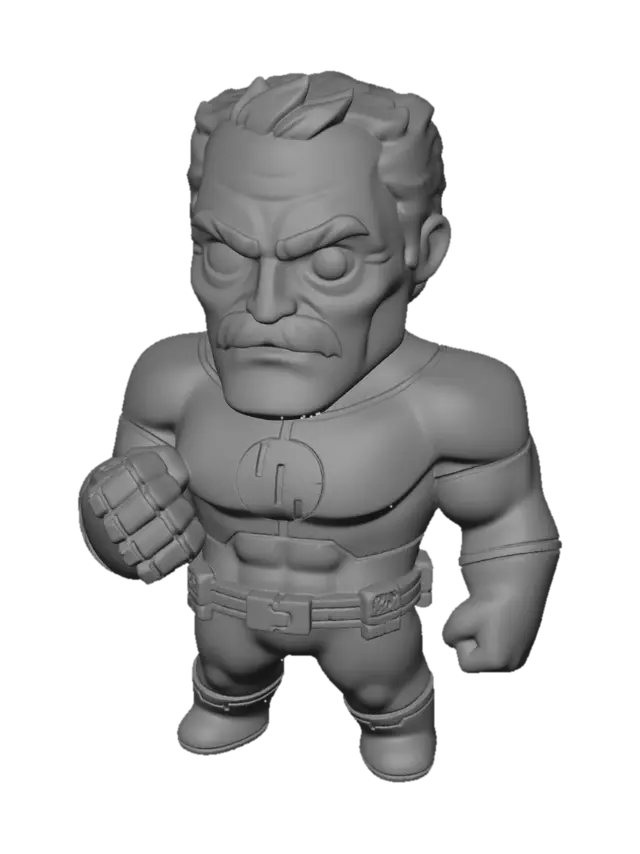 3D model for Iron Grandpa