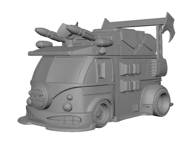 3D model for TMNT Turtle Van