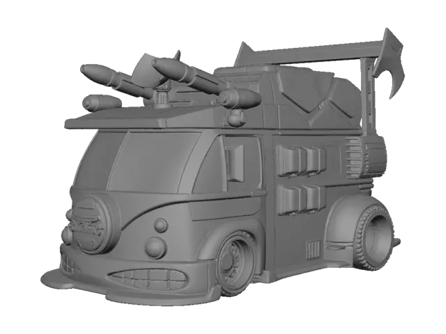 3D model for TMNT Turtle Van