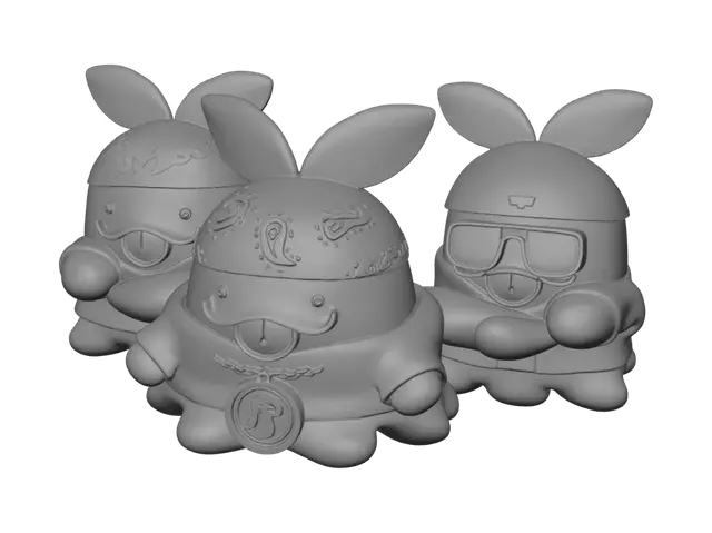3D model for Tongue-Tied Trio