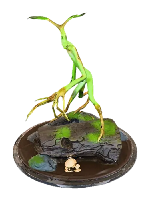 Dancing Vines - Tierwesen 3D model, vytvořený pomocí AI