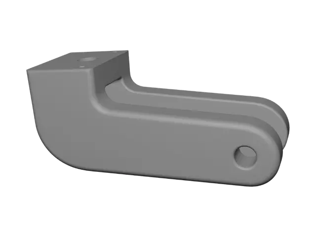 3D model for Metal mounting bracket