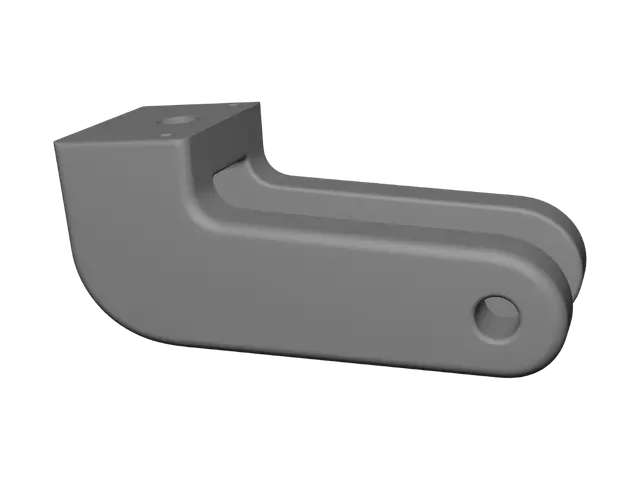 3D model for Metal mounting bracket