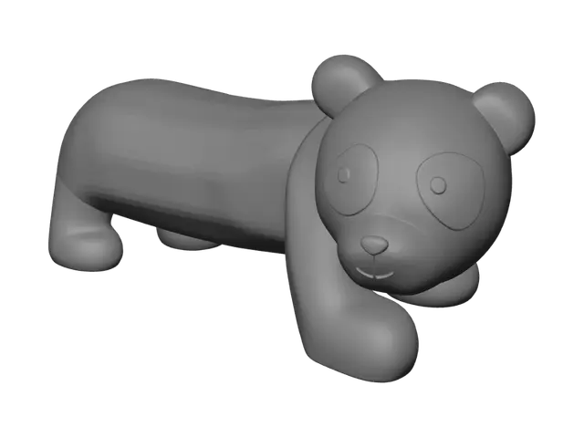 3D model for Playful Panda