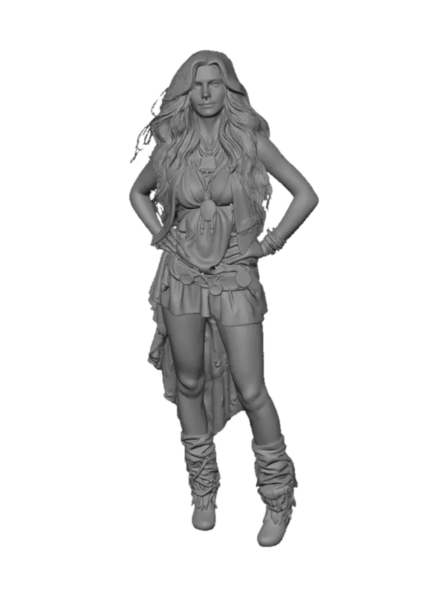 3D model for Bohemian Festival Outfit