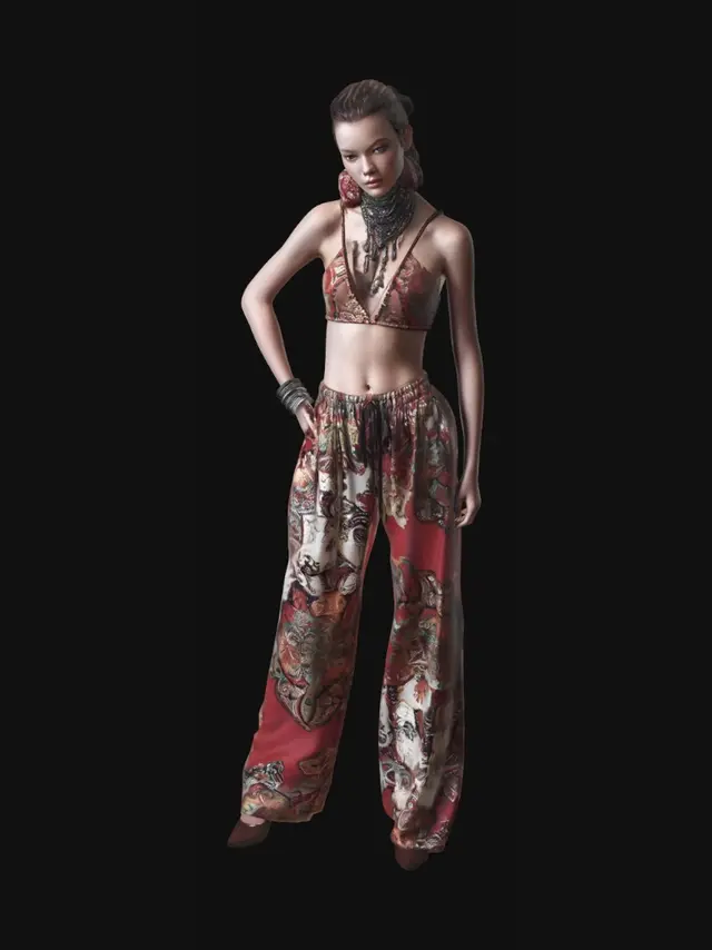 3D model for Crimson Bohemian Chic