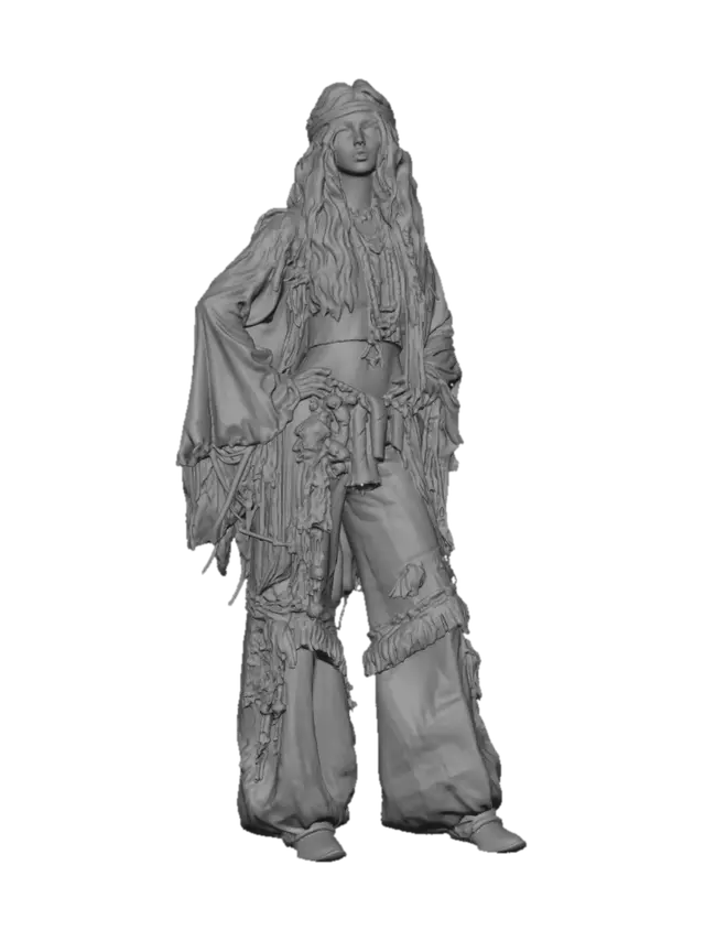 3D model for Bohemian Forest Goddess