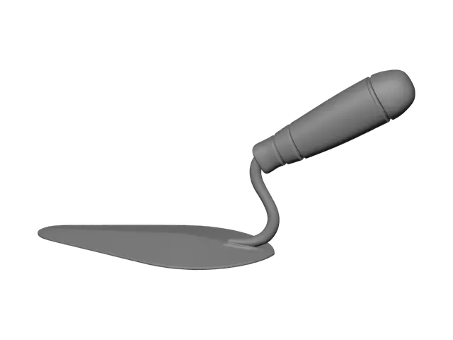 3D model for Pointed trowel